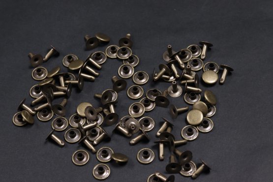 Rivets One Sided Old Brass (10mm) 50pcs.
