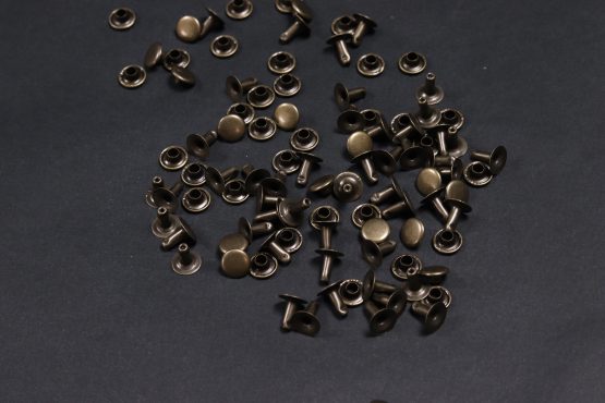 Rivets One Sided Old Brass (8mm) 50pcs.