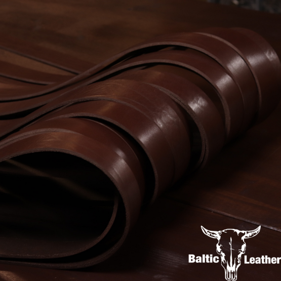 Belt Leather Strap - Castagno