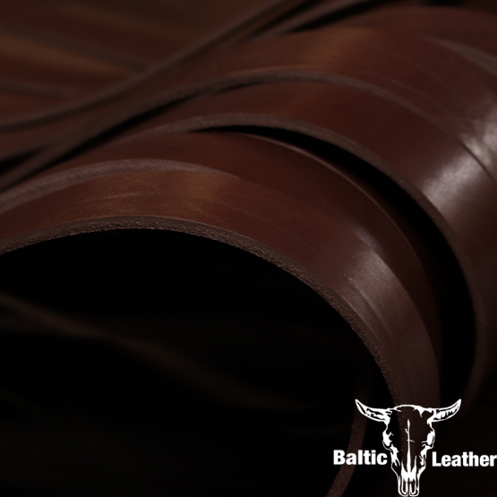 Belt Leather Strap - Castagno